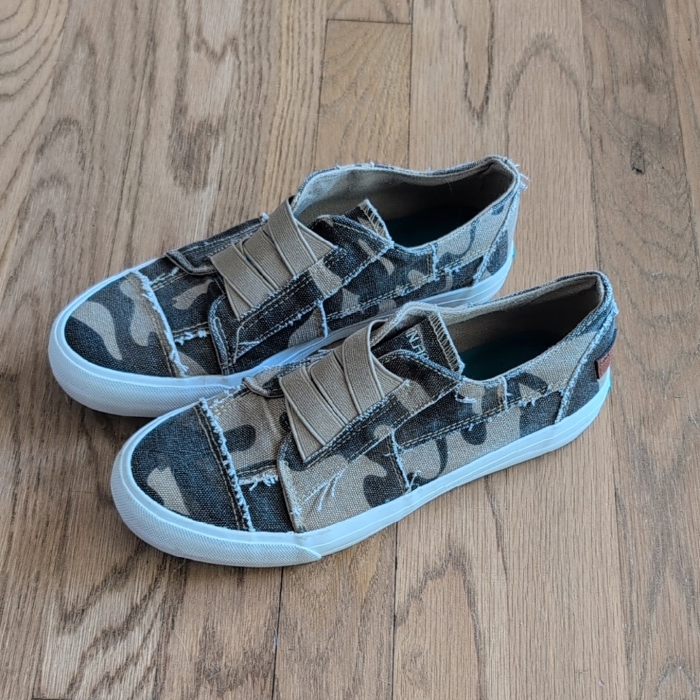 Camouflage Slip-On Sneakers